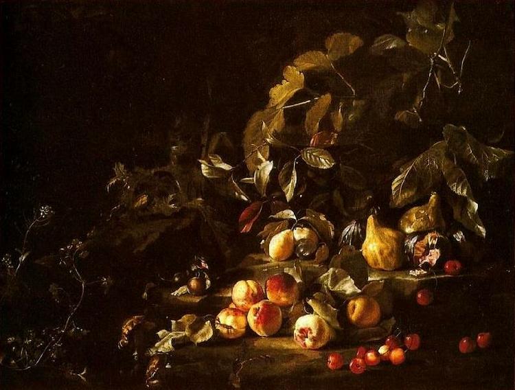 Abraham Brueghel Still life with fruit oil painting image